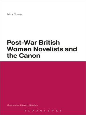 cover image of Post-War British Women Novelists and the Canon